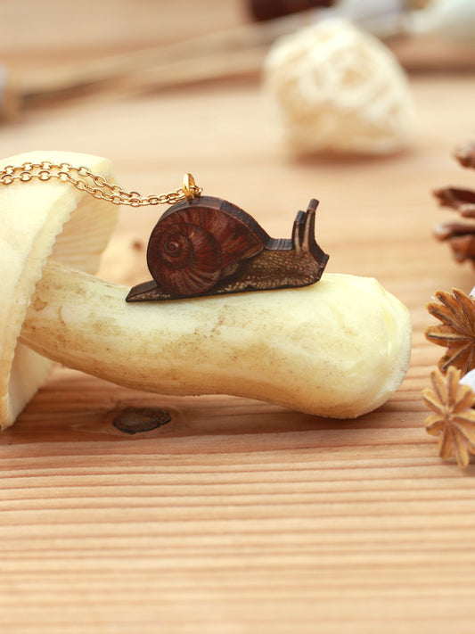 Snail necklace