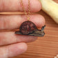 Snail necklace