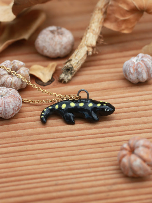 Salamander necklace