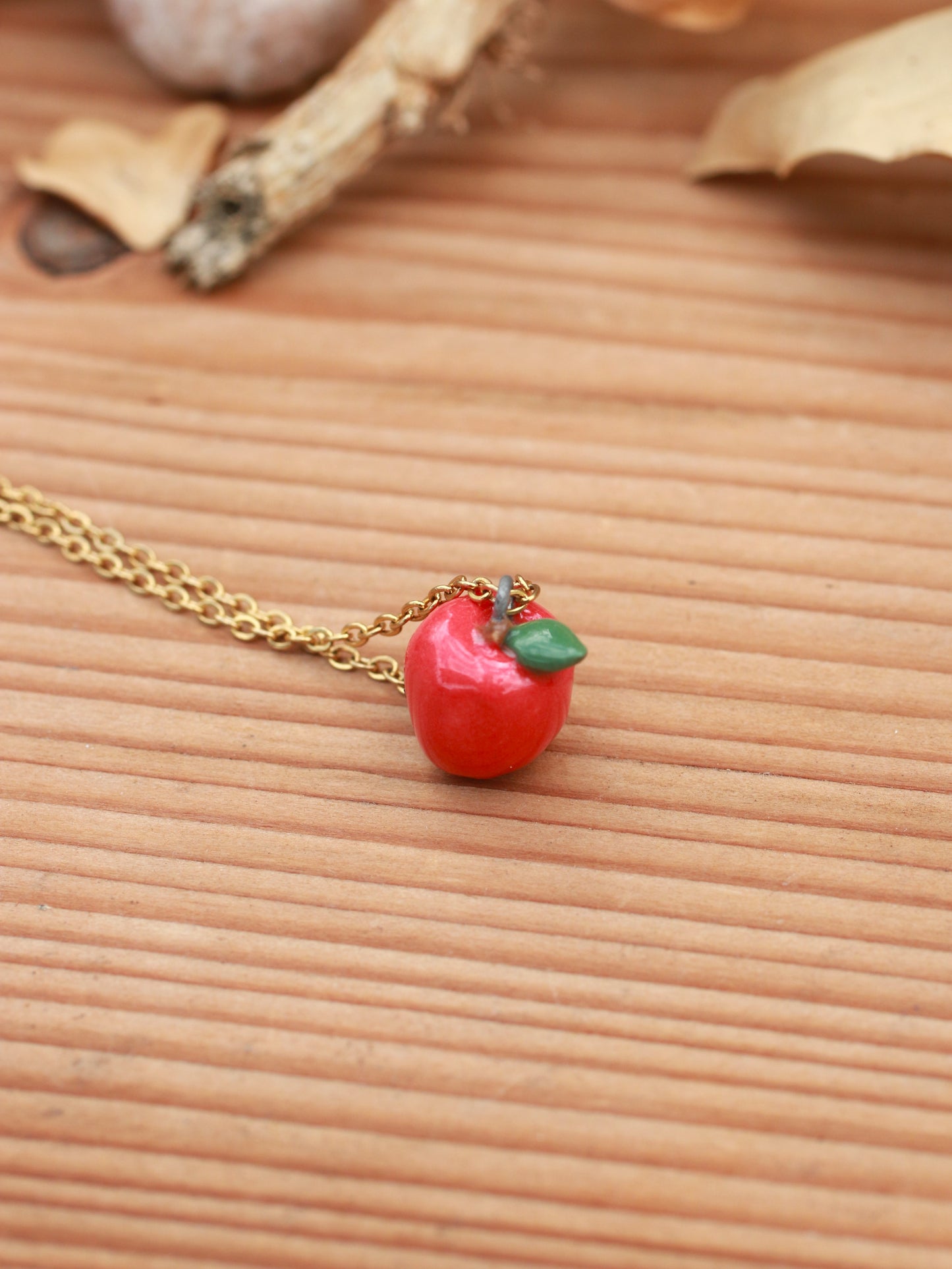 Apple necklace