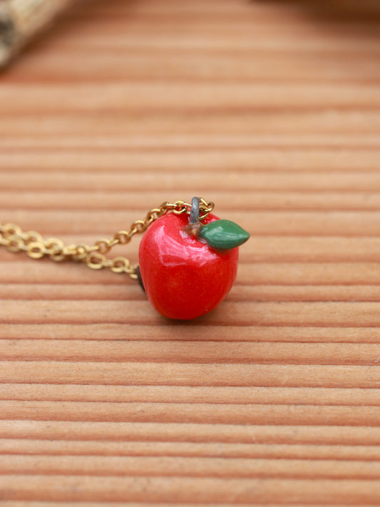 Apple necklace