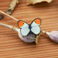 Orange tip butterfly pin