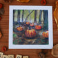 Pumpkin forest - Limited edition art print