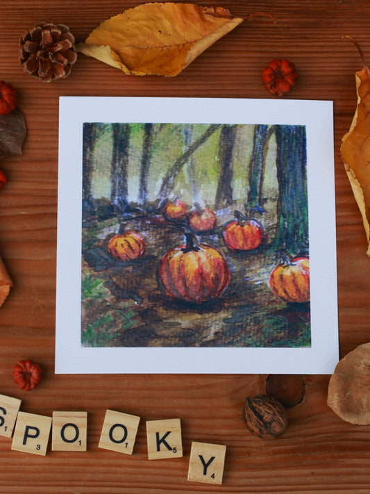 Pumpkin forest - Limited edition art print