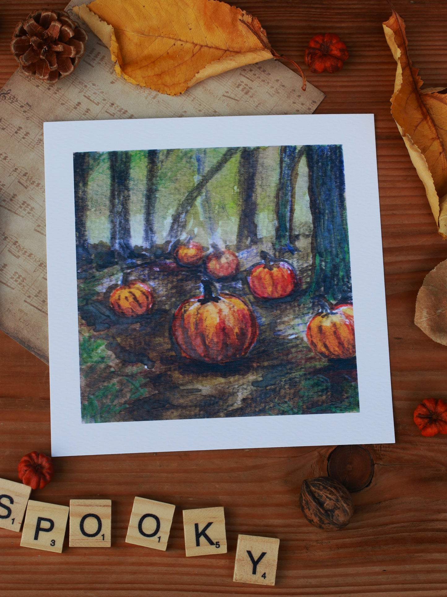 Pumpkin forest - Limited edition art print