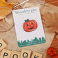 Jack'o lantern pumpkin pin