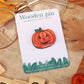 Jack'o lantern pumpkin pin