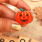 Jack'o lantern pumpkin pin