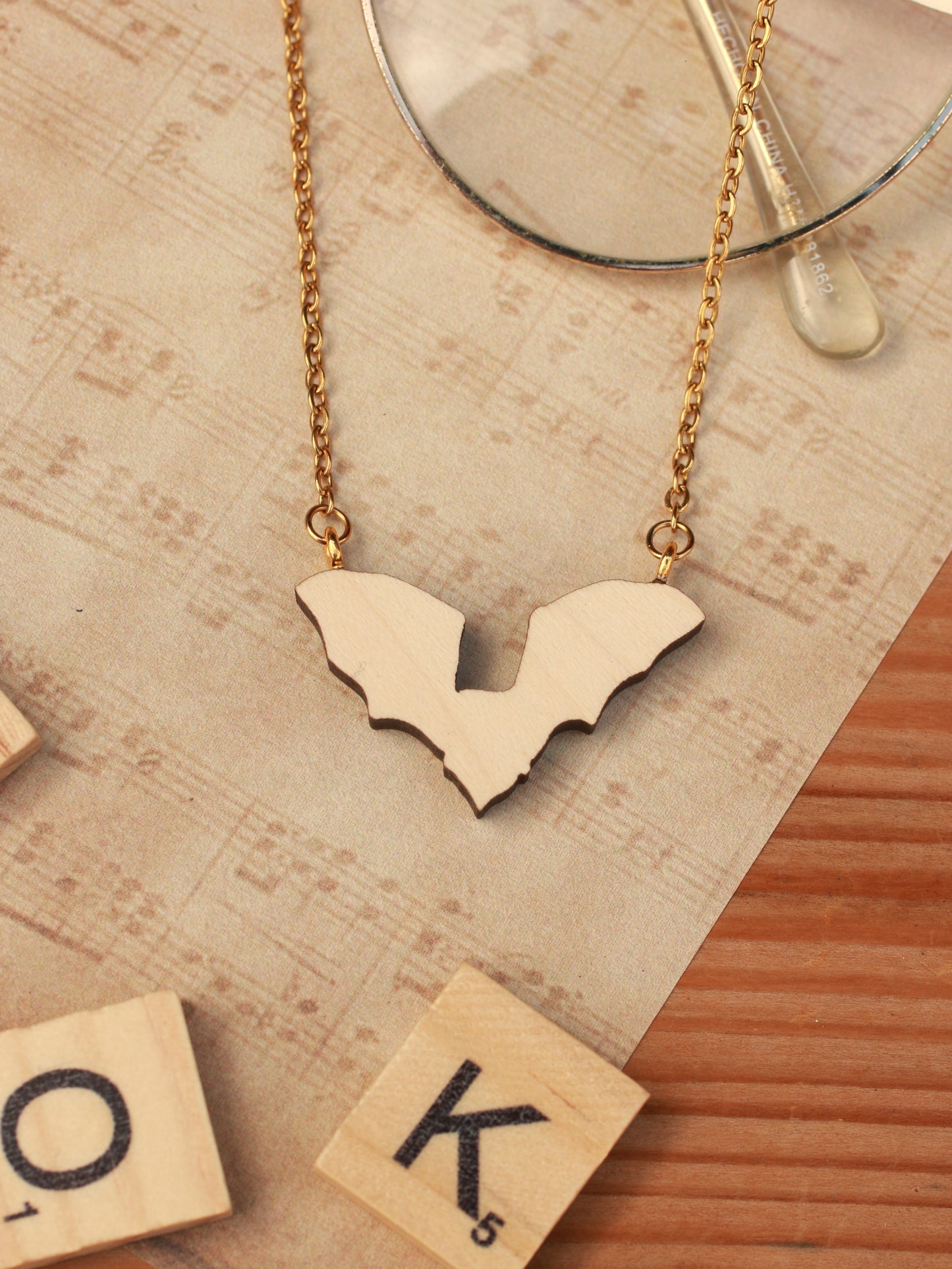 Bat necklace