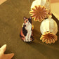 Calico cat pin