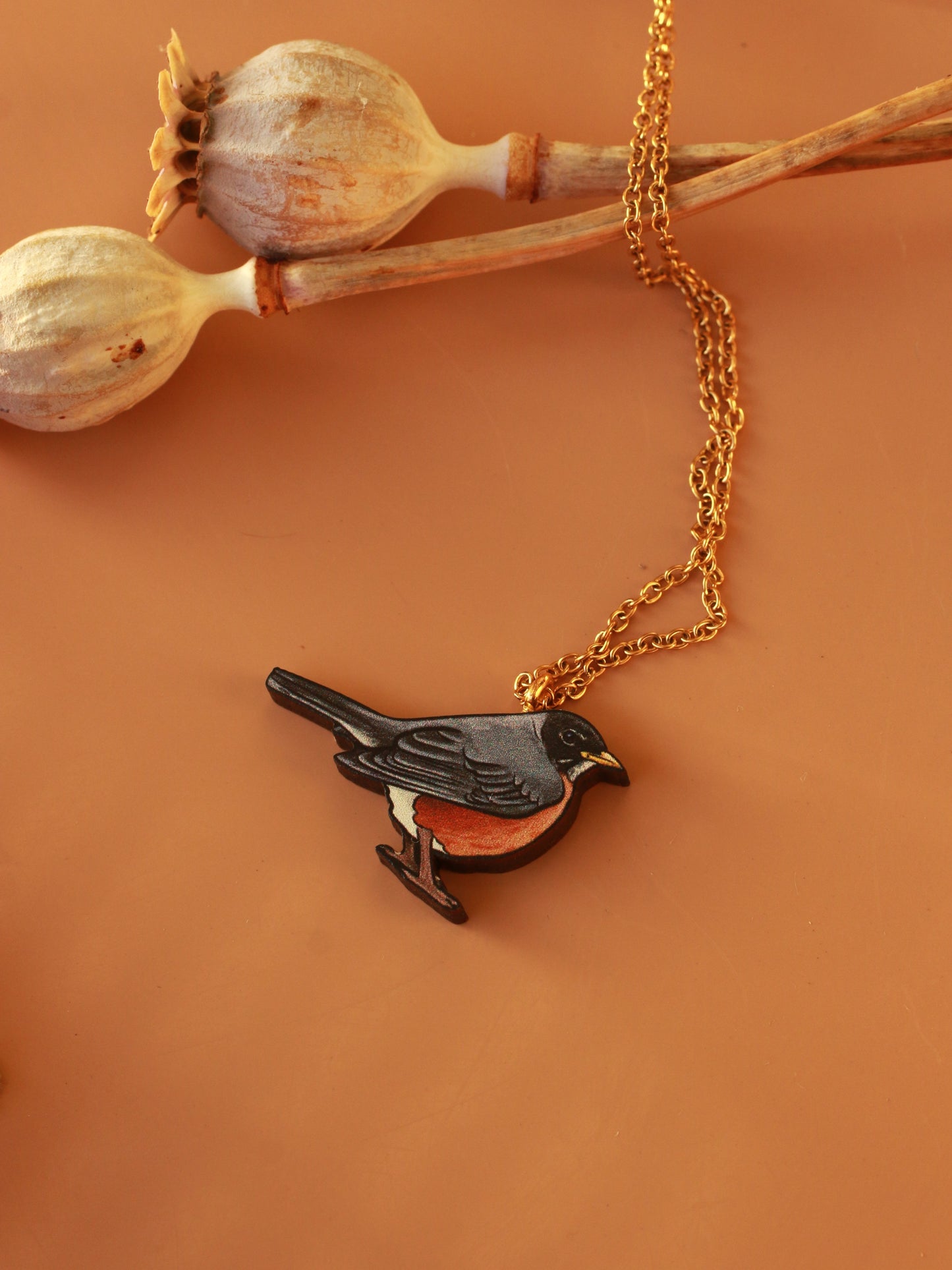 American Robin necklace