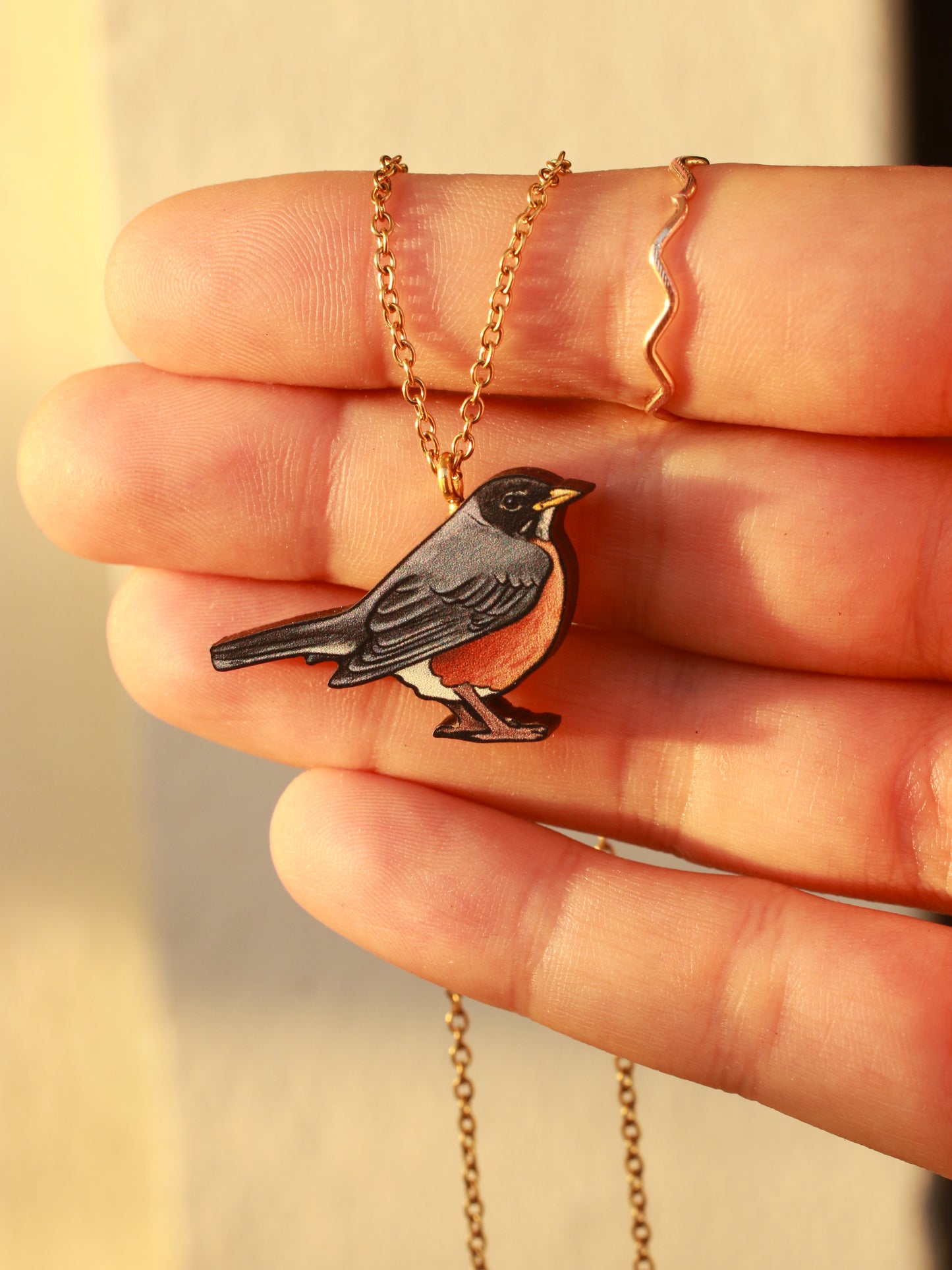 American Robin necklace