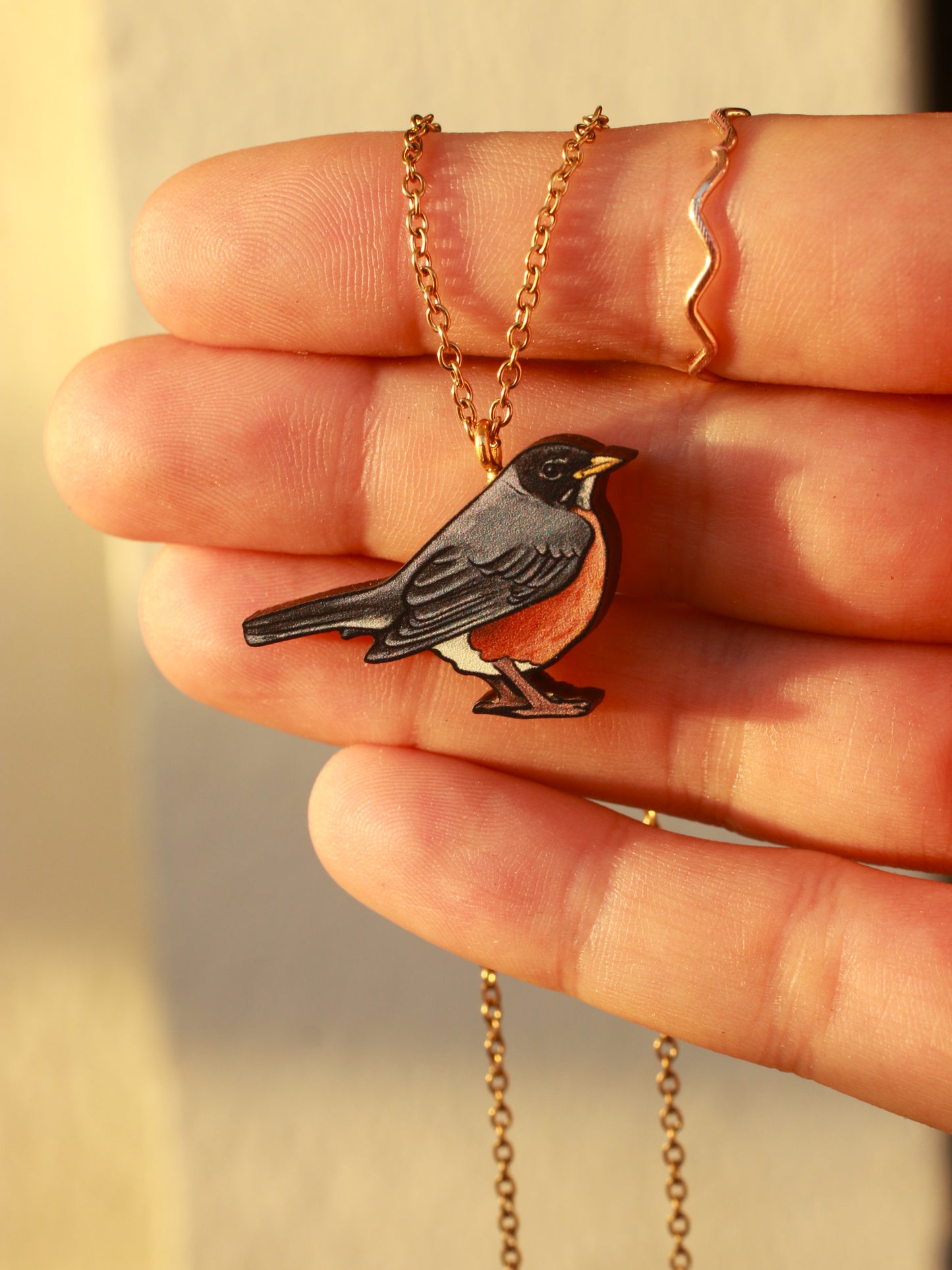 American Robin necklace