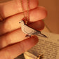 Collared dove necklace