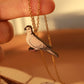 Collared dove necklace