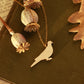 Collared dove necklace