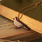 Collared dove necklace