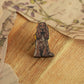 Cocker Spaniel pin - wooden dog brooch