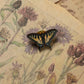 Tiger swallowtail butterfly pin