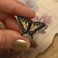 Tiger swallowtail butterfly pin