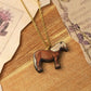 Shetland pony necklace