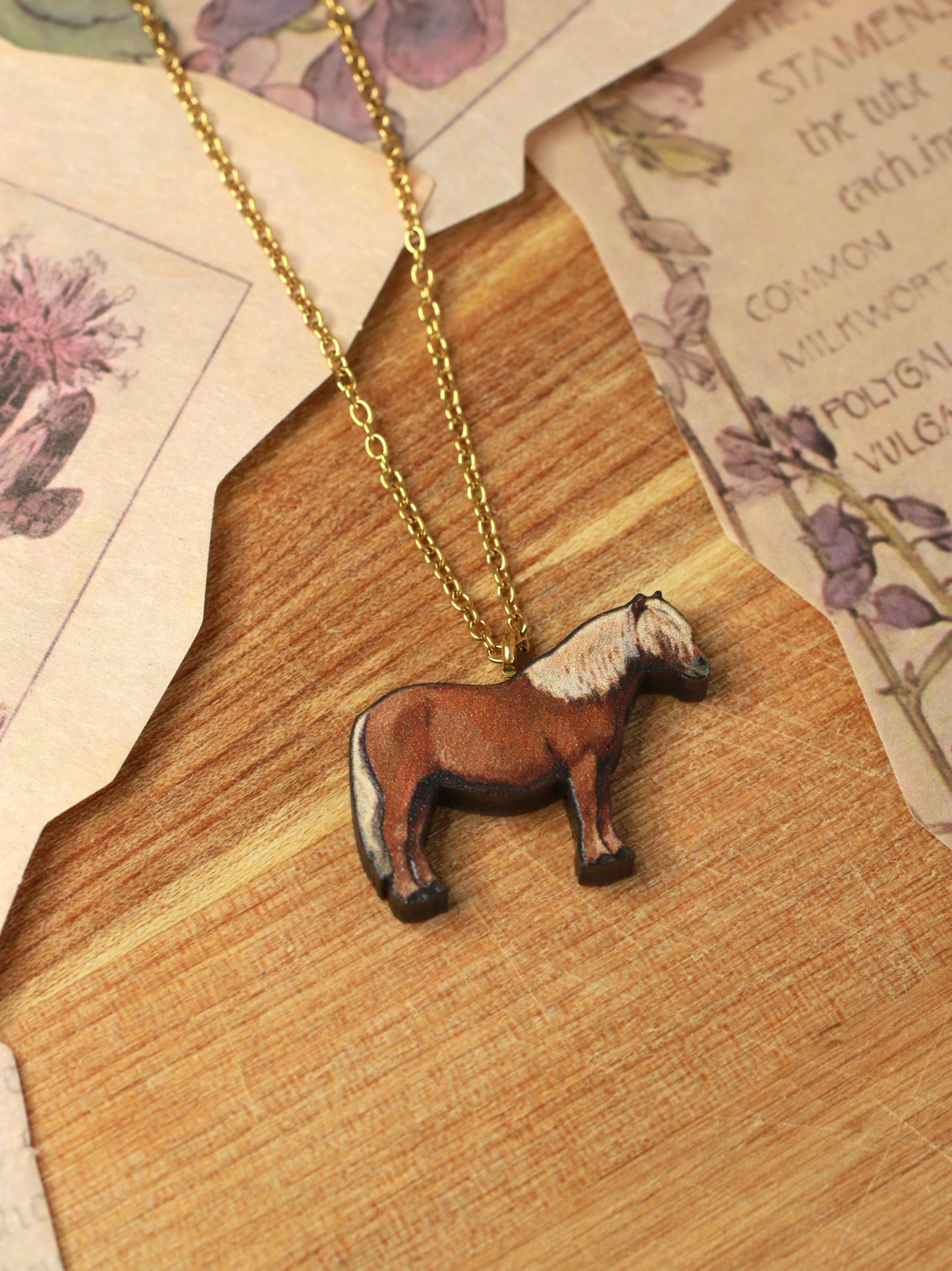 Shetland pony necklace