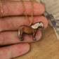 Shetland pony necklace