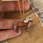 Shetland pony necklace