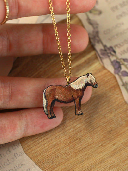 Shetland pony necklace