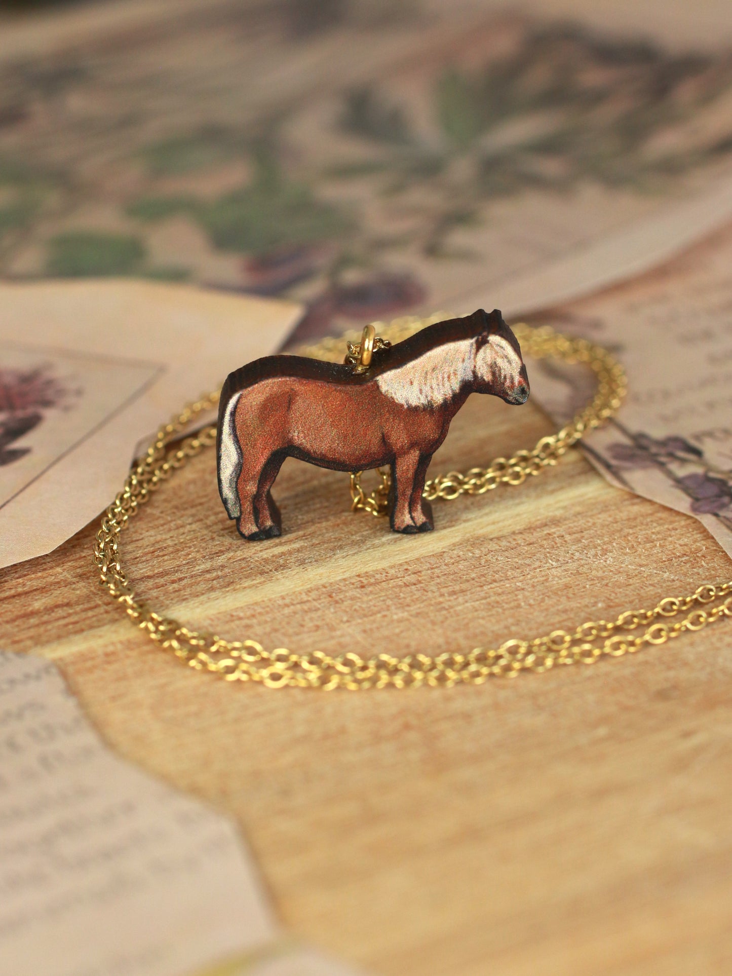 Shetland pony necklace