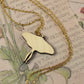 Luna moth - wooden necklace