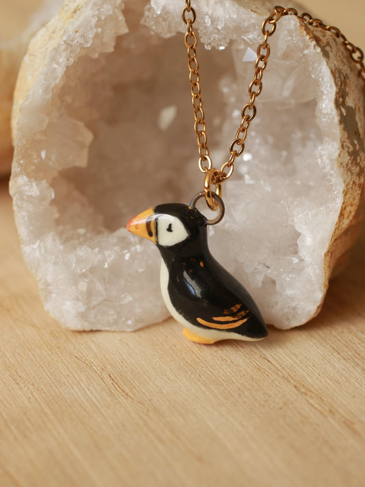Puffin necklace