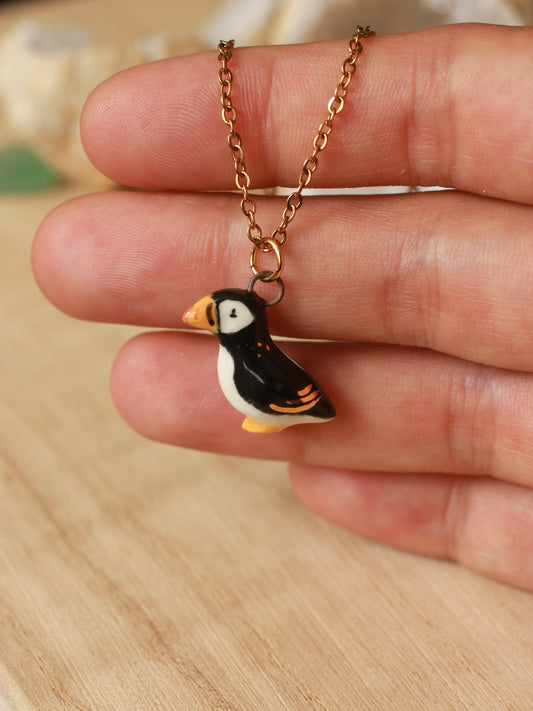 Puffin necklace