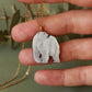 Polar bear necklace