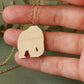 Polar bear necklace