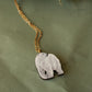 Polar bear necklace