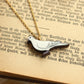 White dove necklace