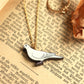 White dove necklace