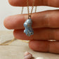Blue octopus necklace
