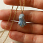 Blue octopus necklace