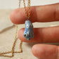 Blue octopus necklace