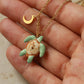 Green sea turtle necklace