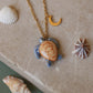 Blue sea turtle necklace