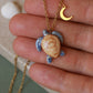Blue sea turtle necklace