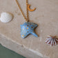 Manta ray necklace