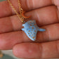 Manta ray necklace