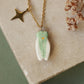 Green cicada necklace