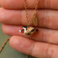 Goldfinch necklace