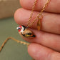 Goldfinch necklace
