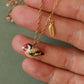 Goldfinch necklace